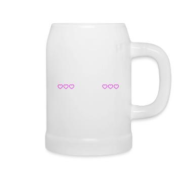 Elite Team Heart Love - Beer Mug - white - Right