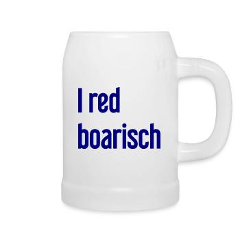 I red boarisch - Beer Mug - white - Right