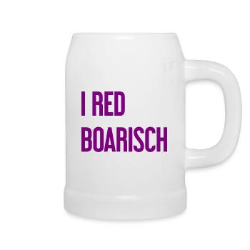 I red boarisch - Beer Mug - white - Right