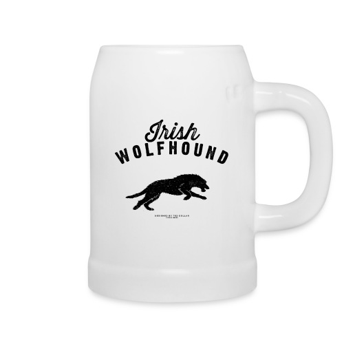 Black Irish Wolfhound - Chope en céramique