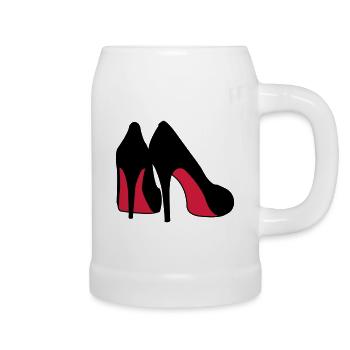 high_heels - Beer Mug - white - Right