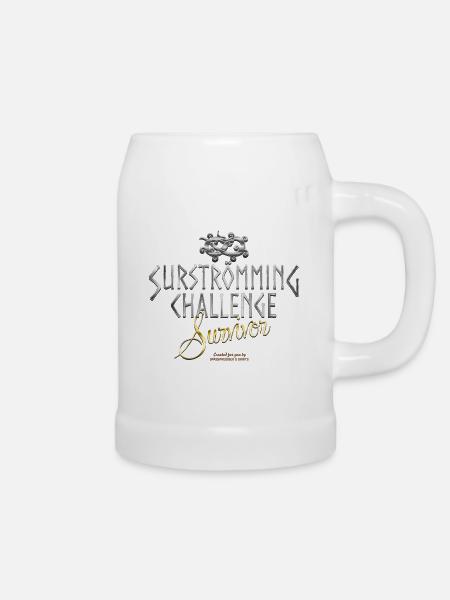 Surströmming Challenge Survivor - Bierkrug - Weiß