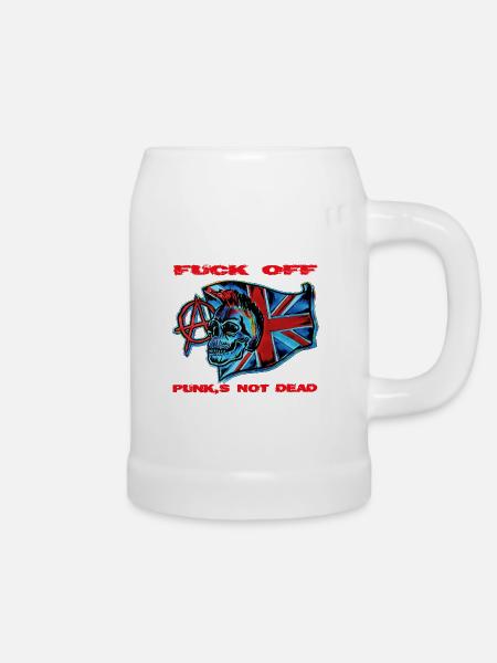PUNK - Bierkrug - Weiß