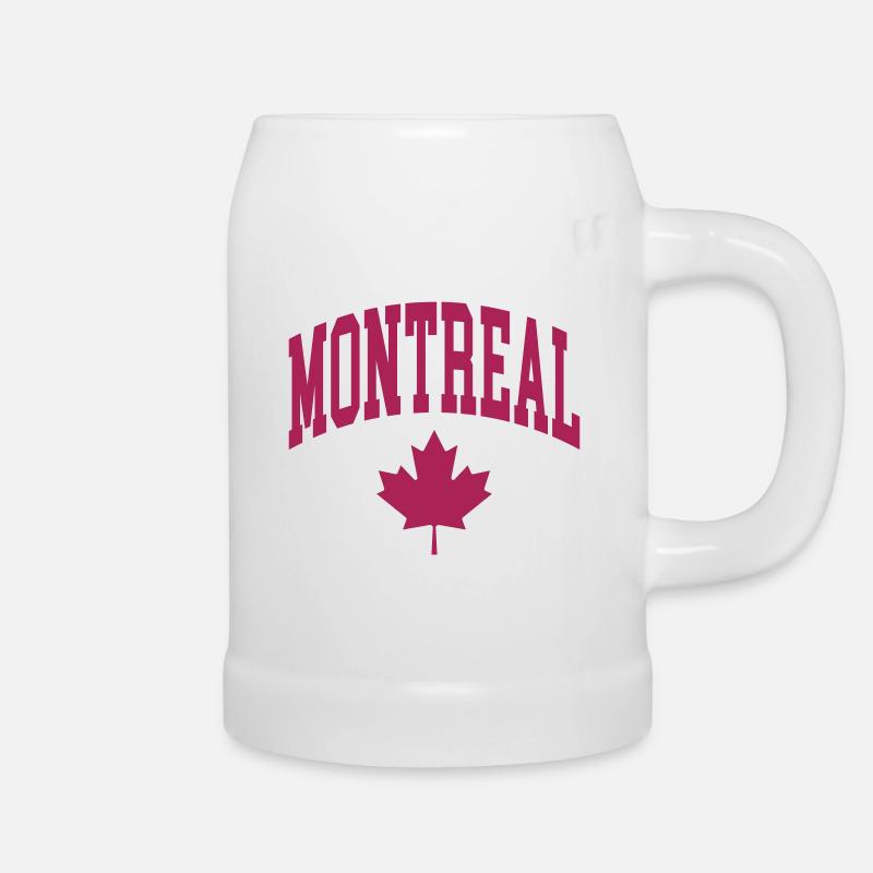 Montreal - Bierkrug - Weiß
