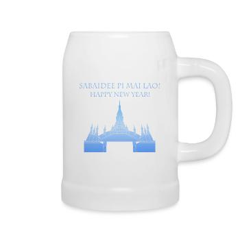 Laos Laotian Laotian Nouvel An I Cadeau - Chope en céramique - blanc - Droite