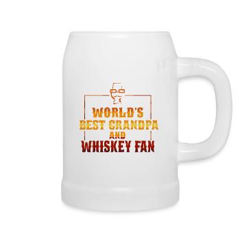 Whiskey Saying Whiskey Drinker Whiskey Lovers - Beer Mug - white - Right