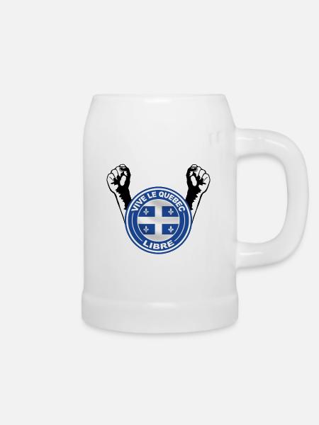 Kostenlose quebec - Bierkrug - Weiß