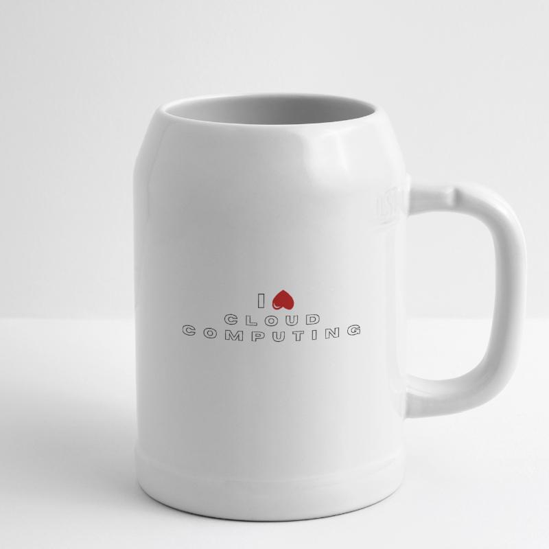 I hate Cloud computing Beer Mug