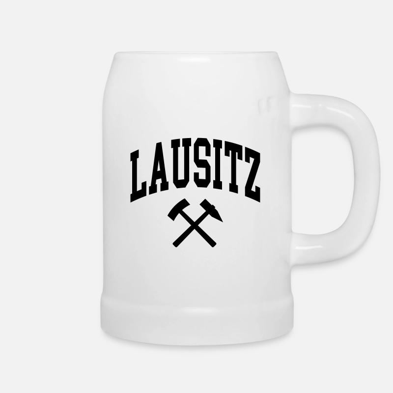Lausitz - Bierkrug - Weiß