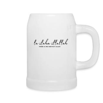 La ilaha illallah Islam - Beer Mug - white - Right