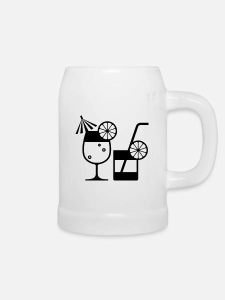 Cocktail - Bierkrug - Weiß