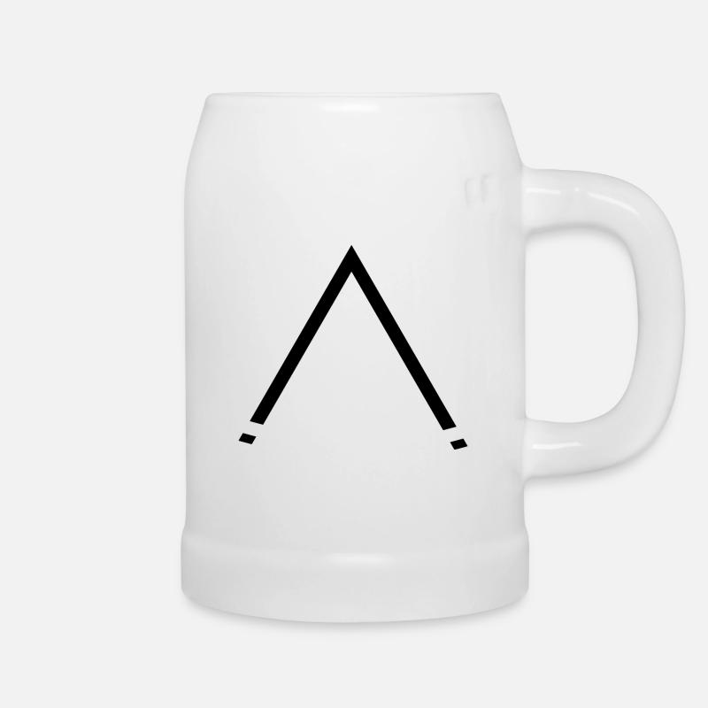 A - Bierkrug - Weiß