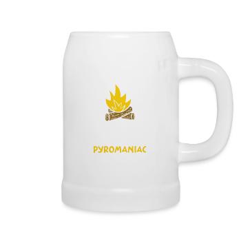 Scout always! - Beer Mug - white - Right