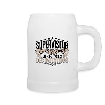 Superviseur cadeau Superviseur le vrai Superviseur - Chope en céramique - blanc - Droite
