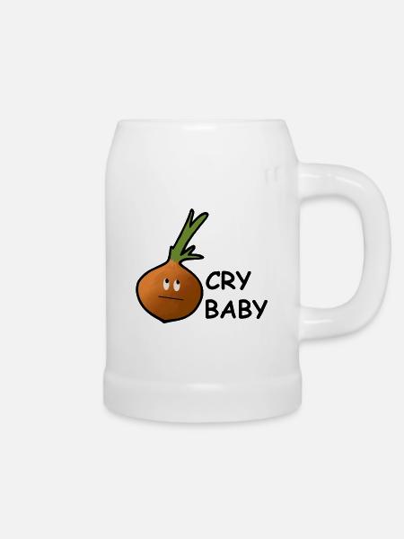 CRYBABY Ziebel - Bierkrug - Weiß