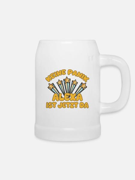 Alexa - Bierkrug - Weiß