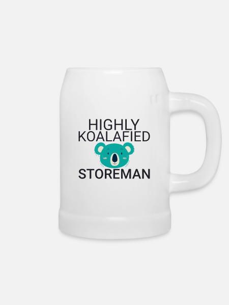 Storeman Koalafied - Bierkrug - Weiß