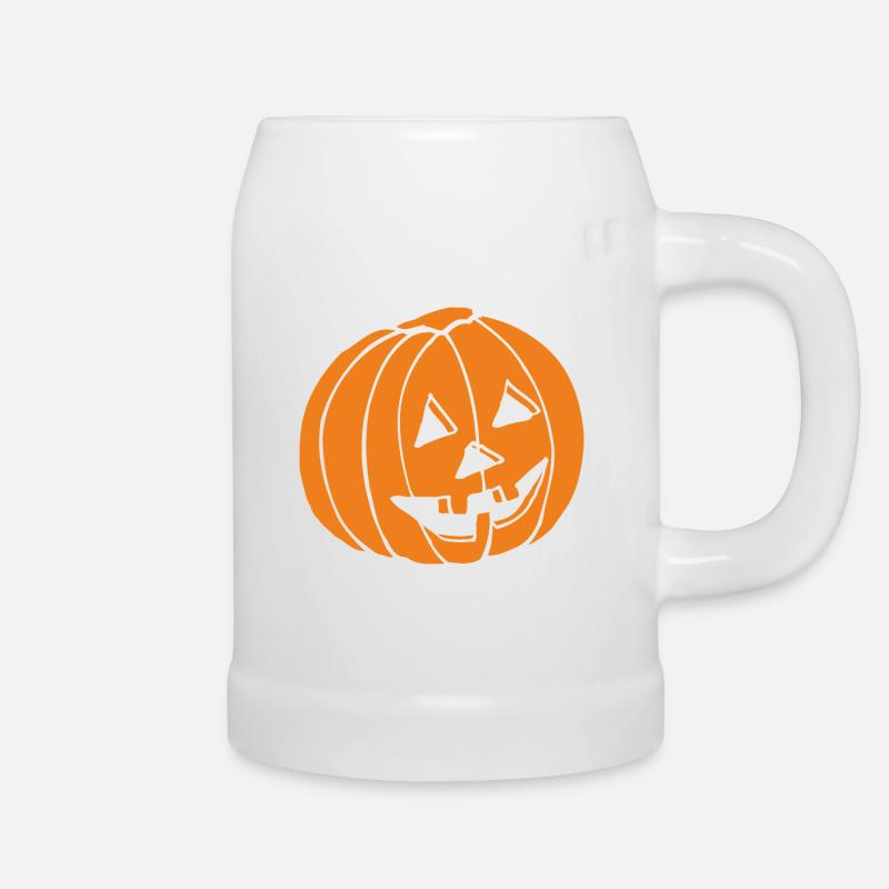 Halloween - Bierkrug - Weiß