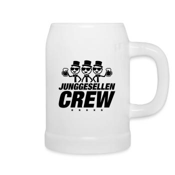 Junggesellen Crew - Bierkrug - Weiß - Rechts