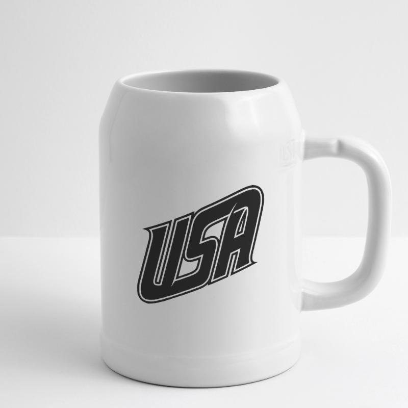 Logo USA - variable de couleur Chope en céramique