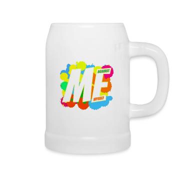ICH & ICH - Bierkrug - Weiß - Rechts