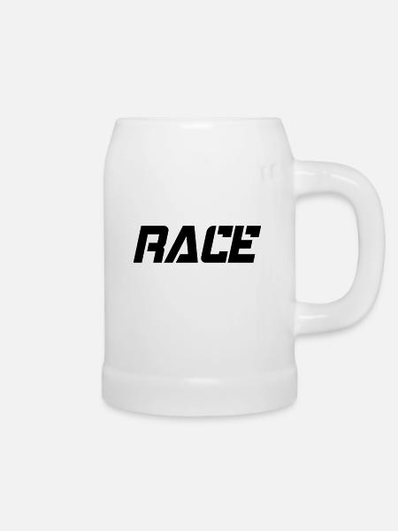 RACE - Bierkrug - Weiß