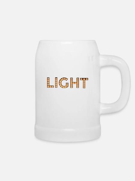Light - Bierkrug - Weiß