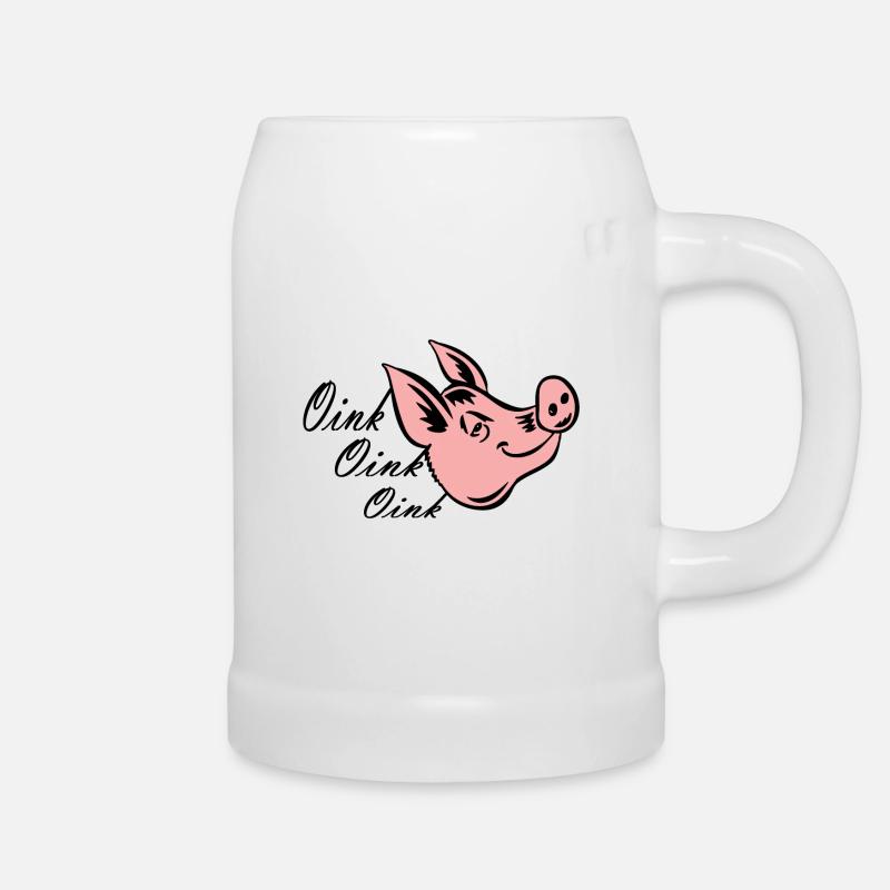 Little pig - Beer Mug - white