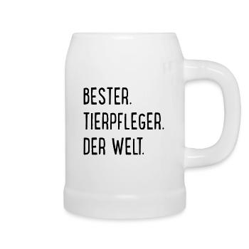Tierpfleger - Bierkrug - Weiß - Rechts