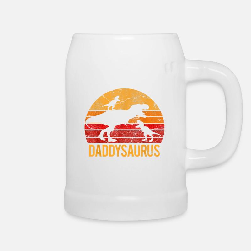 Daddysaurus - Bierkrug - Weiß