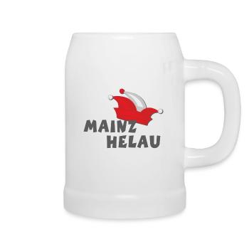 Helau Mainz Helau 01a - Chope en céramique - blanc - Droite