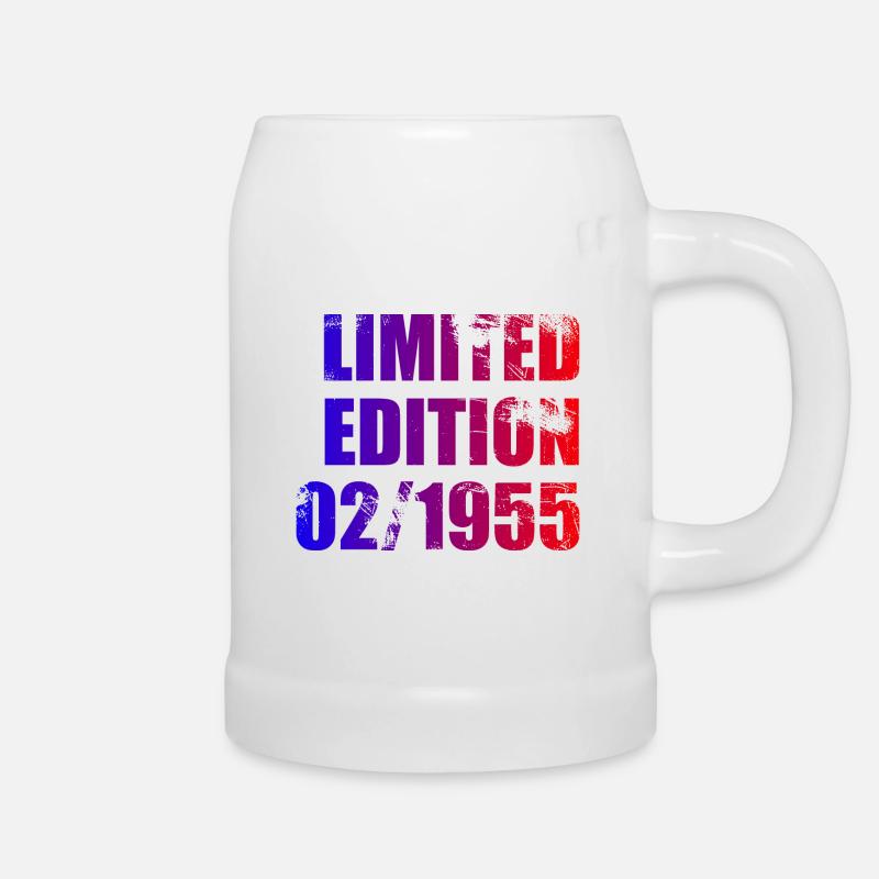 70e anniversaire Edition limitée 02/1955 - Chope en céramique - blanc