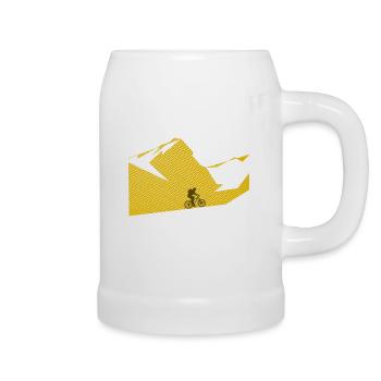 MTB - ICH BIN DER MOTOR - Bierkrug - Weiß - Rechts
