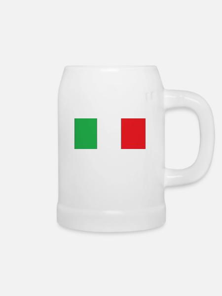 italia - Bierkrug - Weiß