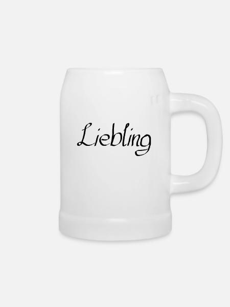 liebling - Bierkrug - Weiß