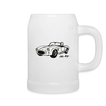 Cobra - ultimate Sportscar - Beer Mug - white - Right