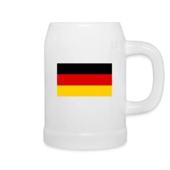 German flag - Beer Mug - white - Right