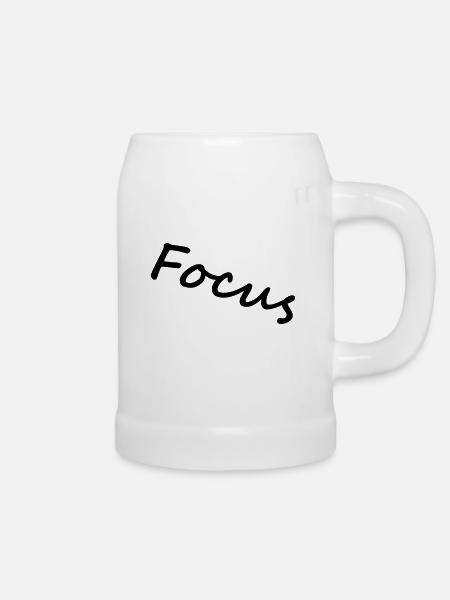 Focus - Bierkrug - Weiß