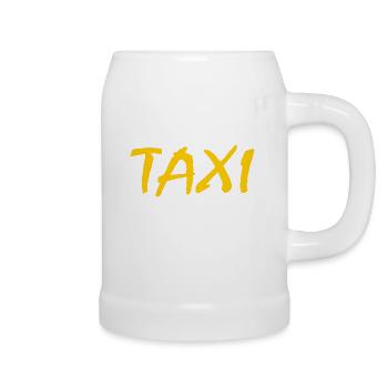 Taxi - Chope en céramique - blanc - Droite