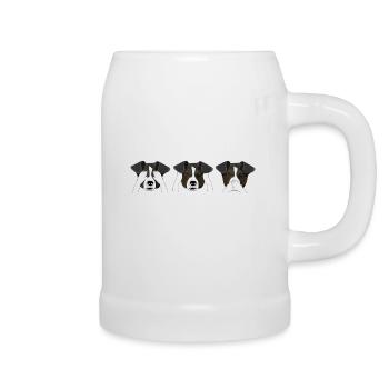 Dogs - Chope en céramique - blanc - Droite