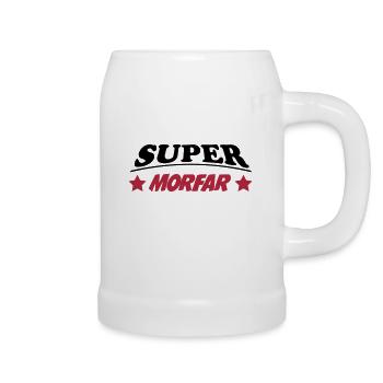 Super morfar 111 - Bierkrug - Weiß - Rechts