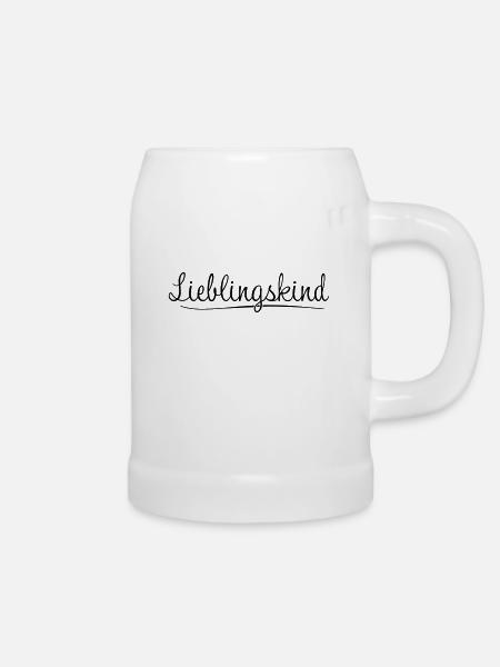 Lieblingskind - Bierkrug - Weiß
