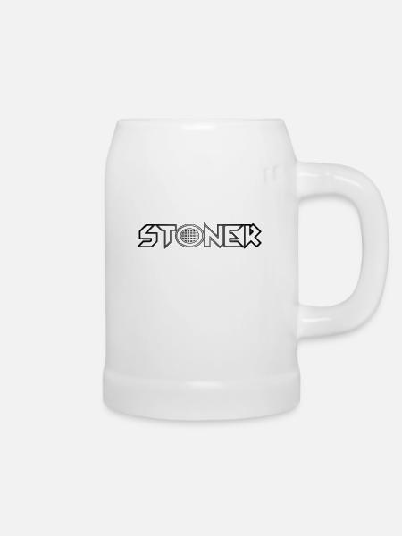 Stoner - Bierkrug - Weiß