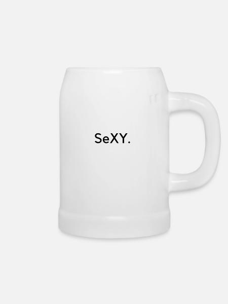 SeXY. - Bierkrug - Weiß