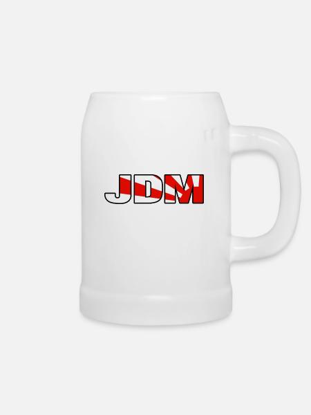 JDM - Bierkrug - Weiß
