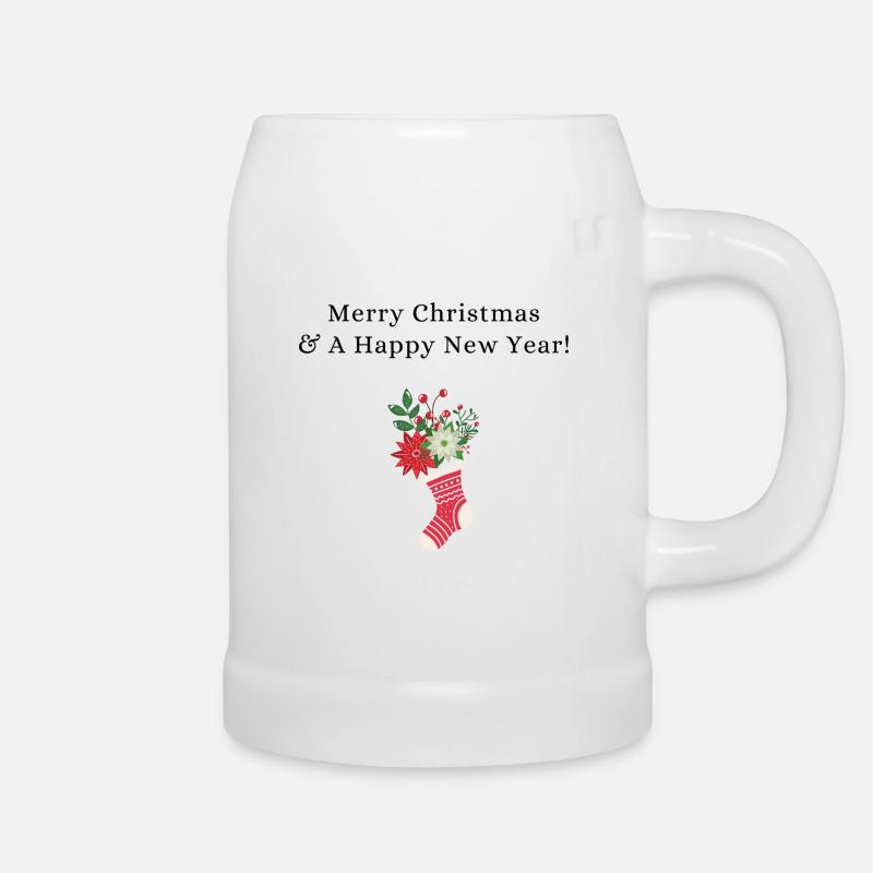 Joyeux Noël - Chope en céramique - blanc