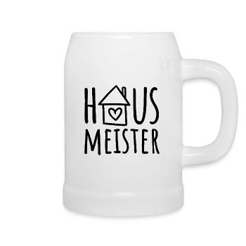 Hausmeister - Bierkrug - Weiß - Rechts