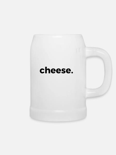 cheese - Bierkrug - Weiß