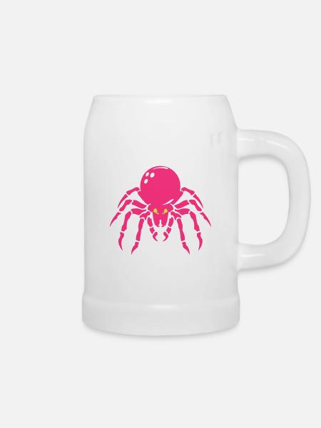 Bowling Spider Ballon - Bierkrug - Weiß