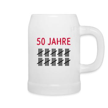 50 years - Beer Mug - white - Right